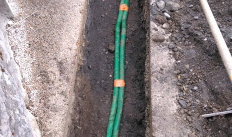 TERRA'PREST, assainisseur et terrassier entre Grenoble et Chambéry : Raccordement à la fibre, pour une nouvelle année bien connectée ! Un exemple de chantier à Pontcharra (38530)