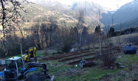 Création d'un assainissement autonome à Theys (38570) par Terra'Prest assainisseur et terrassier