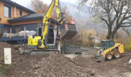 TERRA'PREST, assainisseur & terrassier entre Grenoble et Chambéry : Godet cribleur pour la revalorisation des matériaux