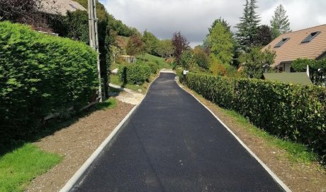 TERRA'PREST, assainisseur et terrassier entre Grenoble et Chambéry : Aménagement de voirie à La Combe de Lancey