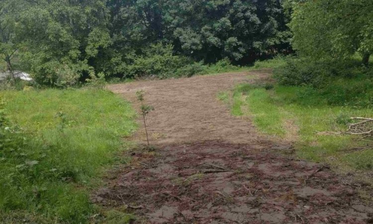 Remise en état du terrain par votre entreprise de terrassement après travaux de Changement de fosse septique aux Adrets 38190