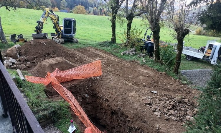 TERRA'PREST, assainisseur et terrassier entre Grenoble et Chambéry : Création d'un assainissement autonome à Froges