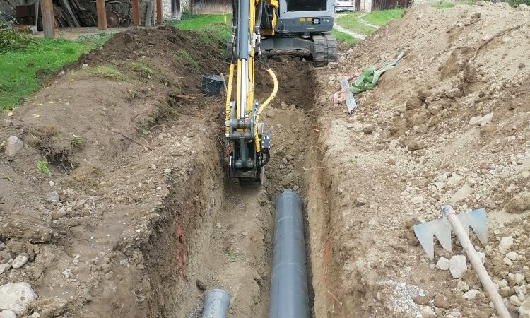 TERRA'PREST, assainisseur & terrassier entre Grenoble et Chambéry : Raccordement au réseau d'eaux usées collectif à Bernin