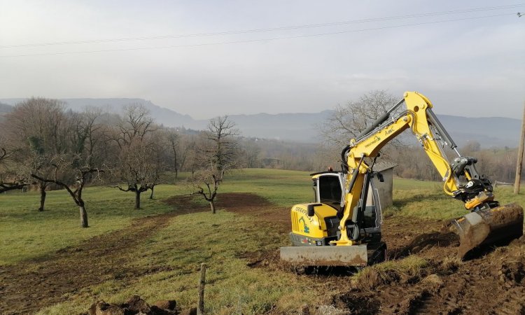 TERRA'PREST, assainisseur et terrassier entre Grenoble et Chambéry : Raccordement au tout à l'égout, raccordement au réseau collectif d'eaux usées à Chapareillan (38530)