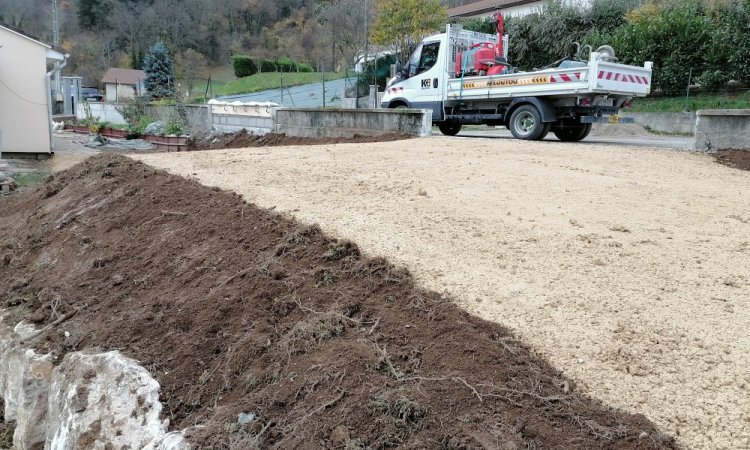 TERRA'PREST, assainisseur et terrassier entre Grenoble et Chambéry : Aménagement d'allée et d'accès handicapé à Saint Pierre de Mésage